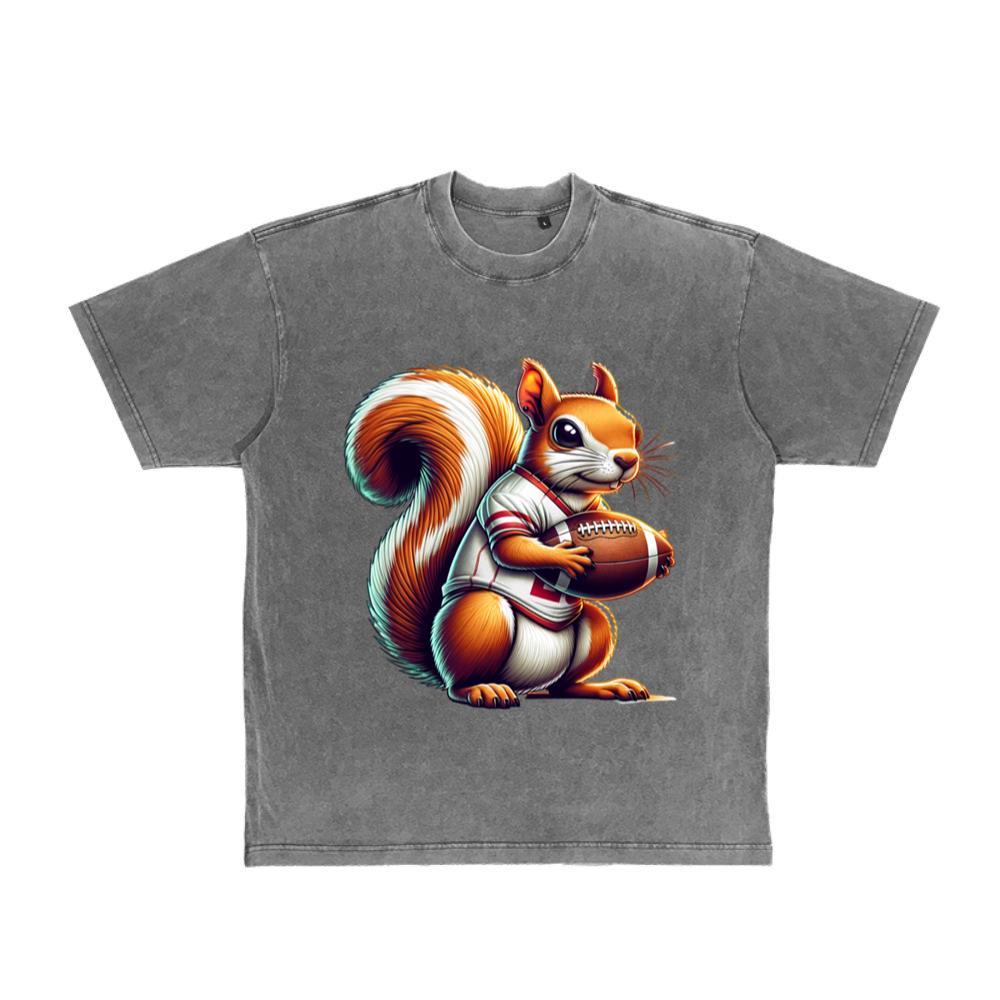 American Football Squirrel Cute Animal Lover T-Shirt