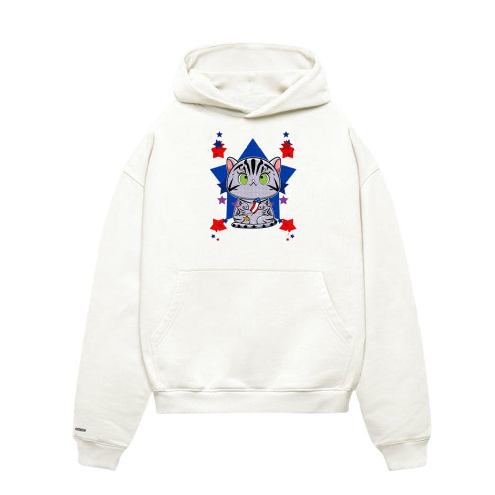 American Shorthair Cat Anime Kitten Firework Hoodie