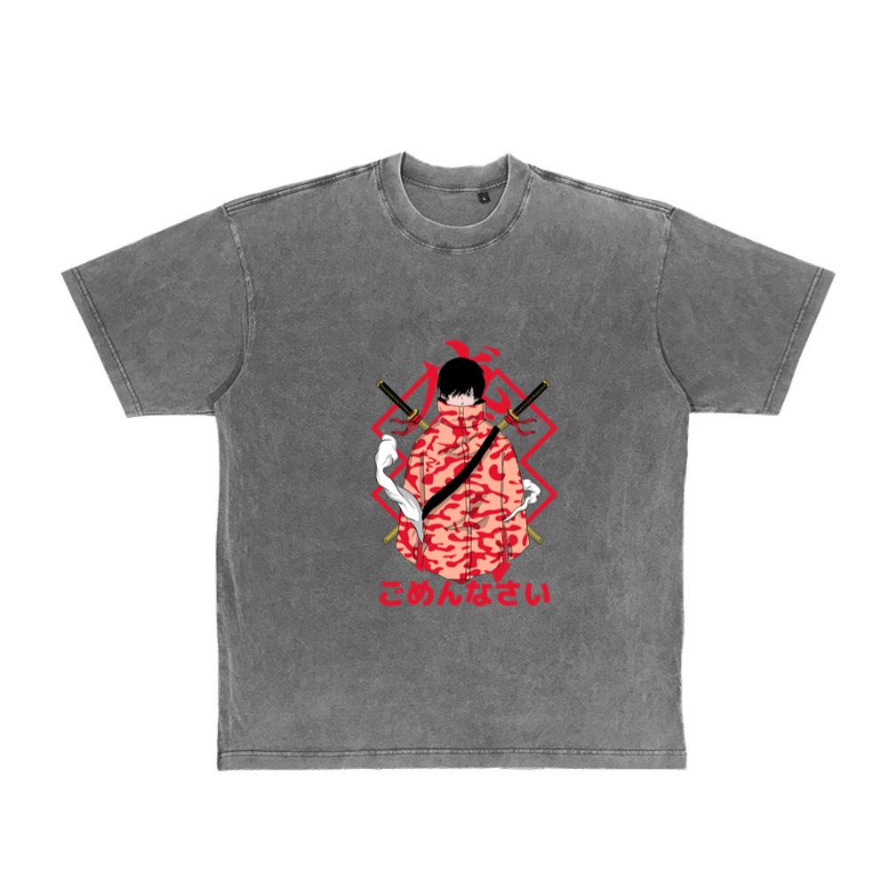an anime ninja graphic 3651b T-Shirt