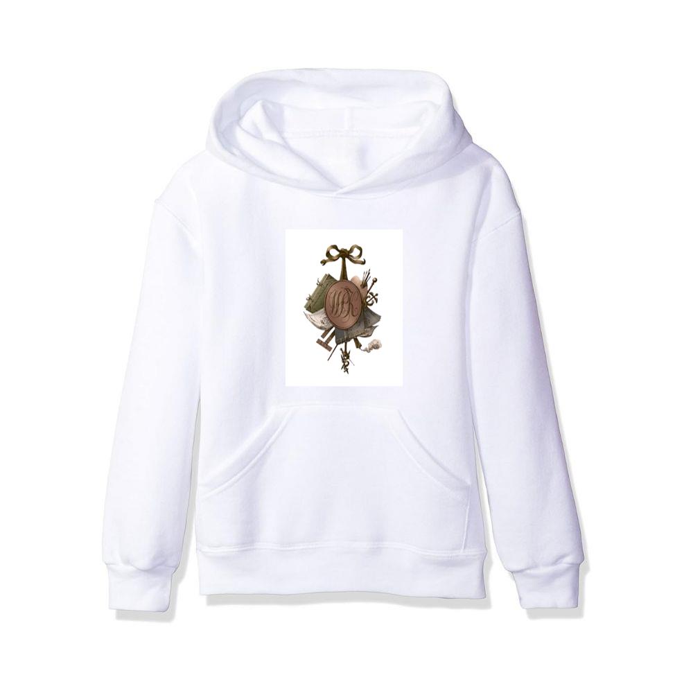 An Antique Illustration with Symbolic Objects and Ribbon Hoodies