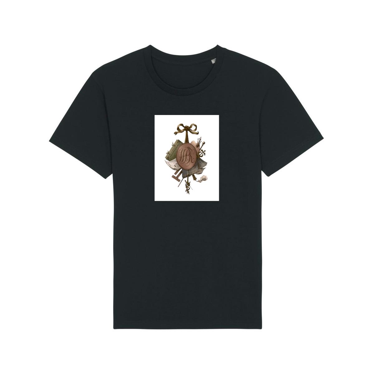 An Antique Illustration with Symbolic Objects and Ribbon T-Shirts