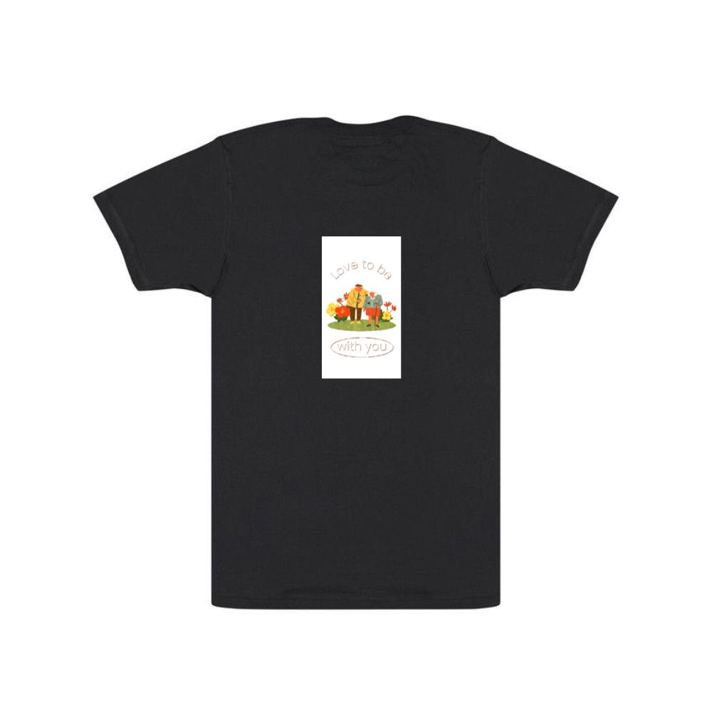 An Elderly Couple's Story on Wood T-Shirts