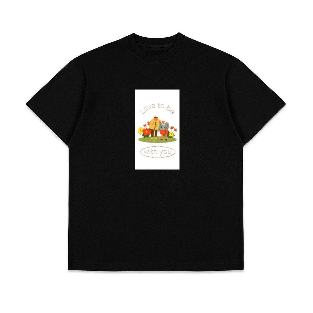 An Elderly Couple's Story on Wood T-Shirts