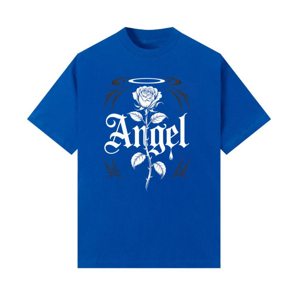 Angel Rose Floral Gothic Typography Design - Image 2