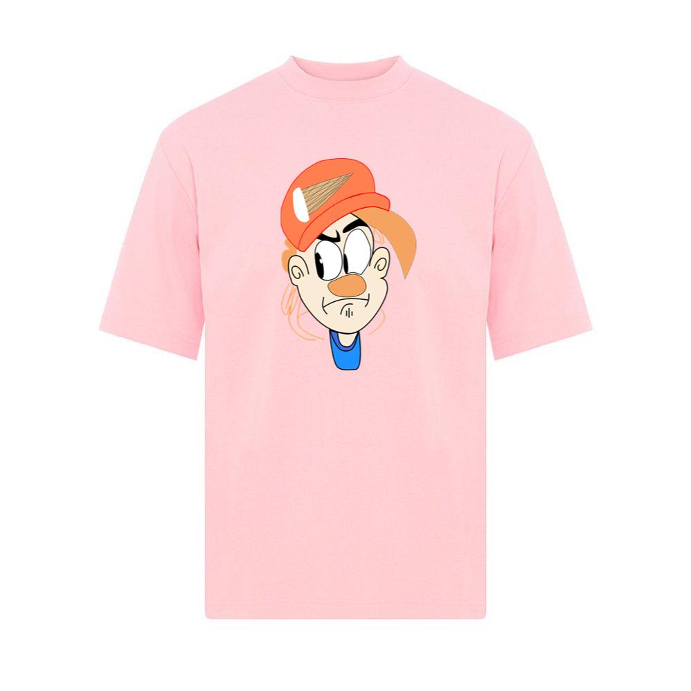Angry Boy Wearing Orange Cap T-Shirts