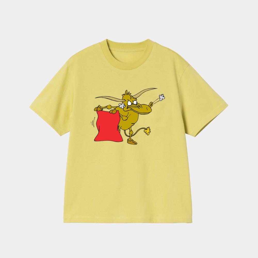 Angry Bull With Red Cape T-Shirt - Image 3
