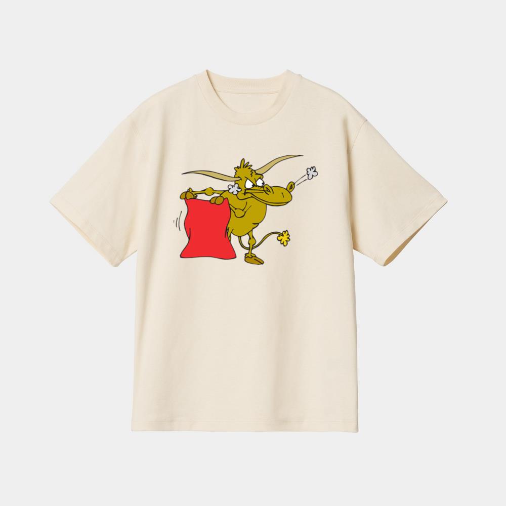 Angry Bull With Red Cape T-Shirt - Image 4