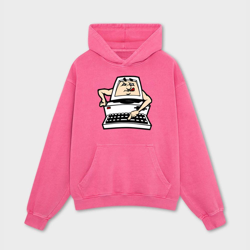 Angry Cartoon Computer Typing Fast Hoodies