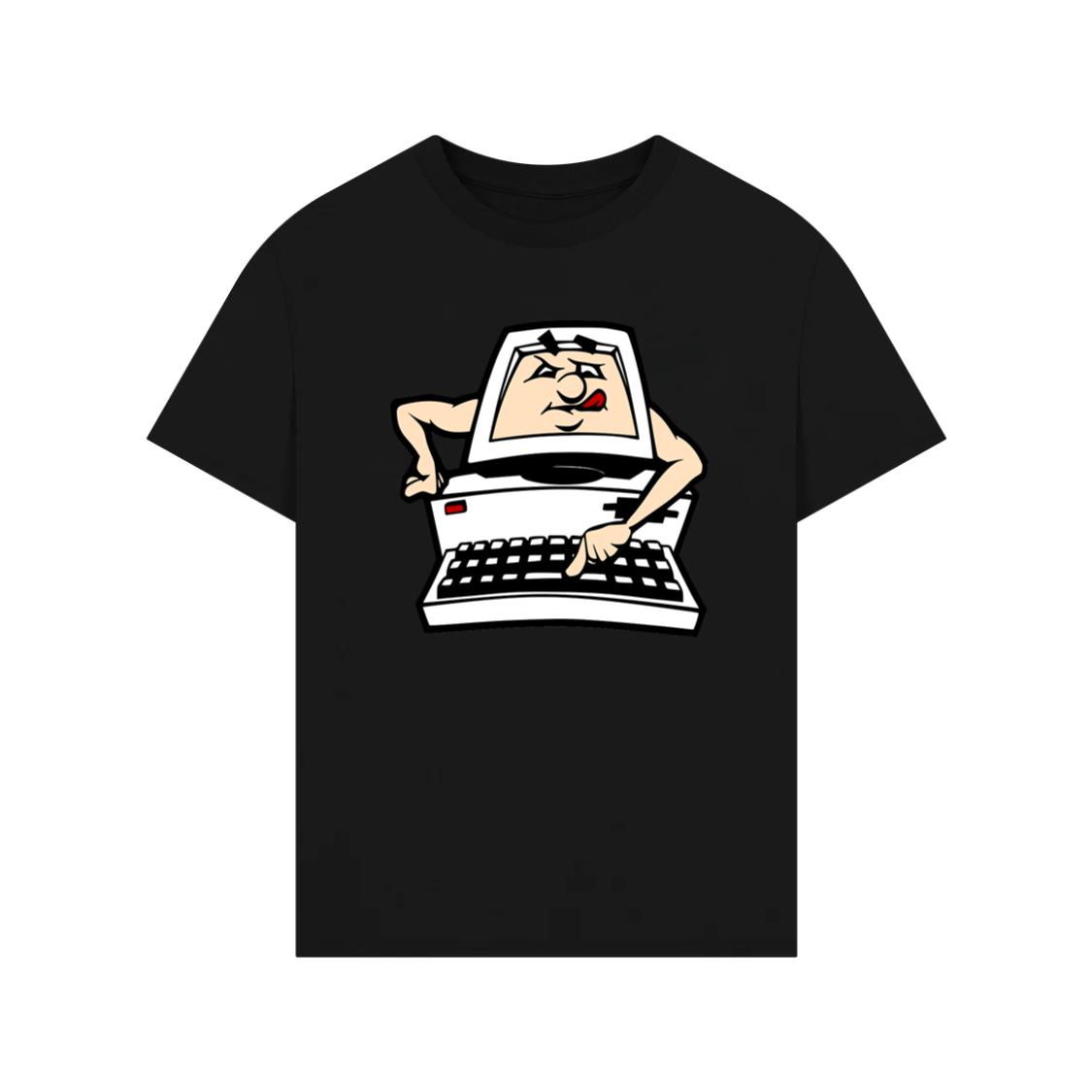 Angry Cartoon Computer Typing Fast T-Shirt