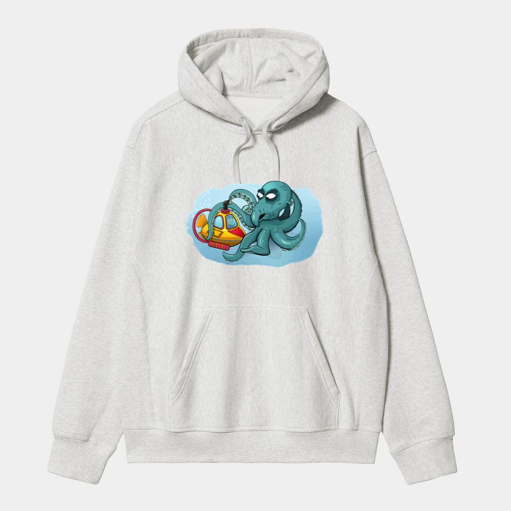 Angry Octopus Attack Hoodie