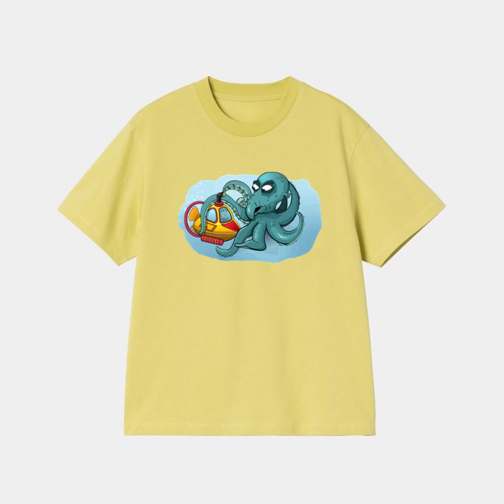 Angry Octopus Attack T-Shirt - Image 3