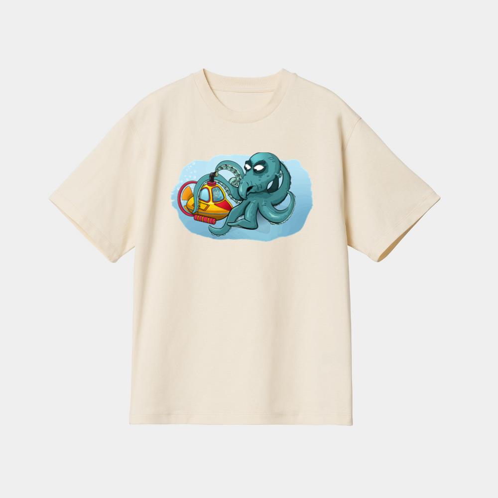 Angry Octopus Attack T-Shirt - Image 4