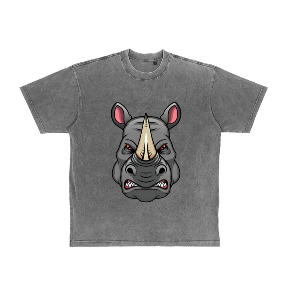 Angry Rhino - Animal T-Shirt
