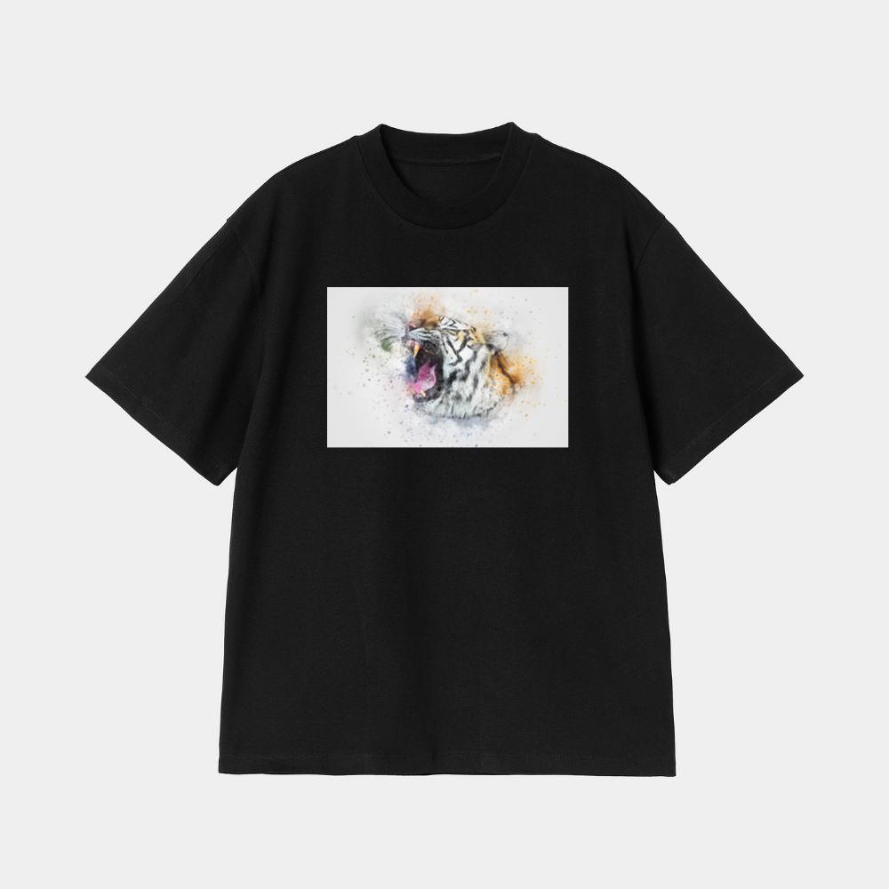 Angry Tiger Portrait T-Shirt