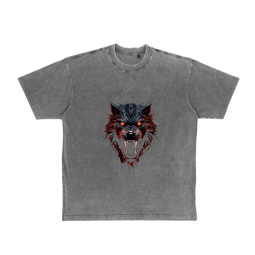 Angry Wolf Face Wolf Head Wolves Art Animal T-Shirt