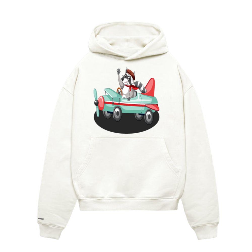 Animal and plane design Hoodie