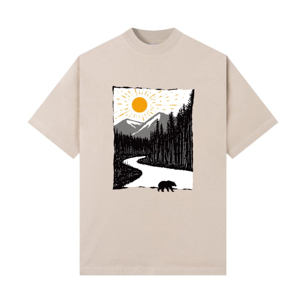 Animal bear road wild T-Shirts