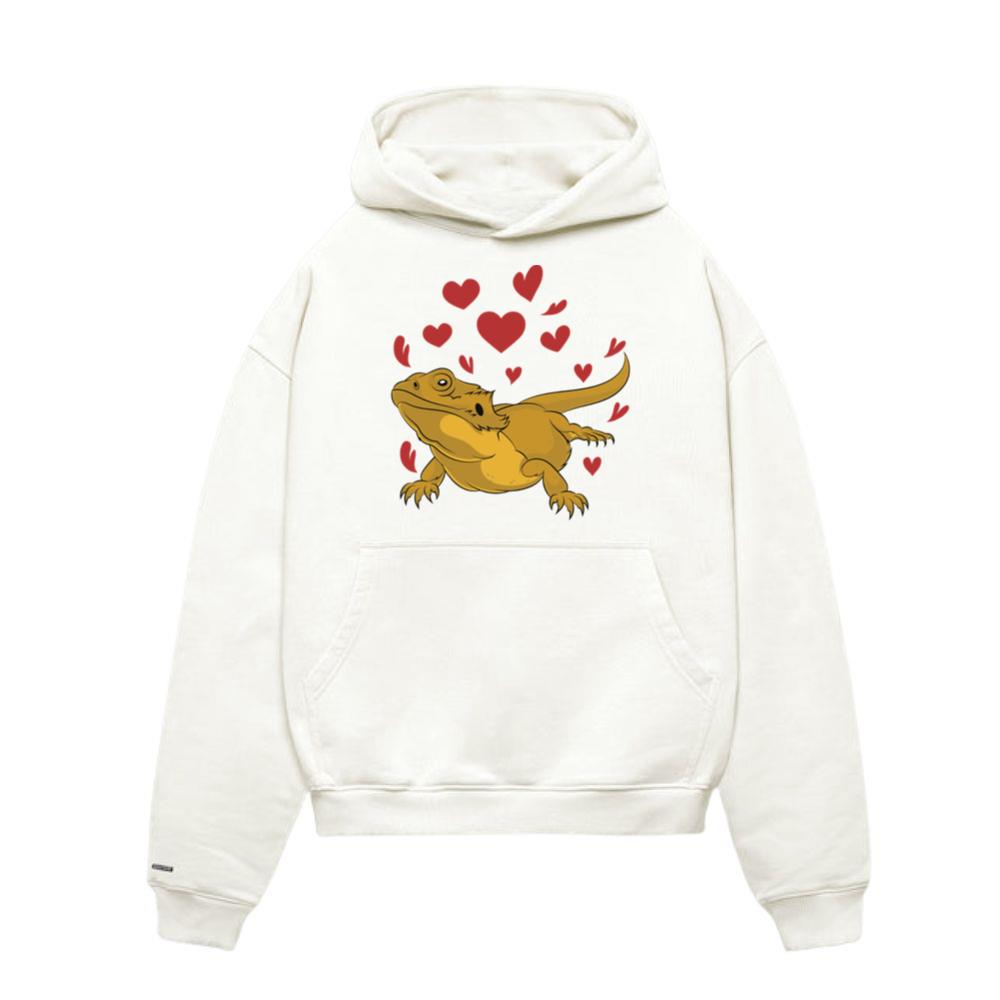 Animal Bearded Dragon Lover Reptile Bearded Dragon Hoodie