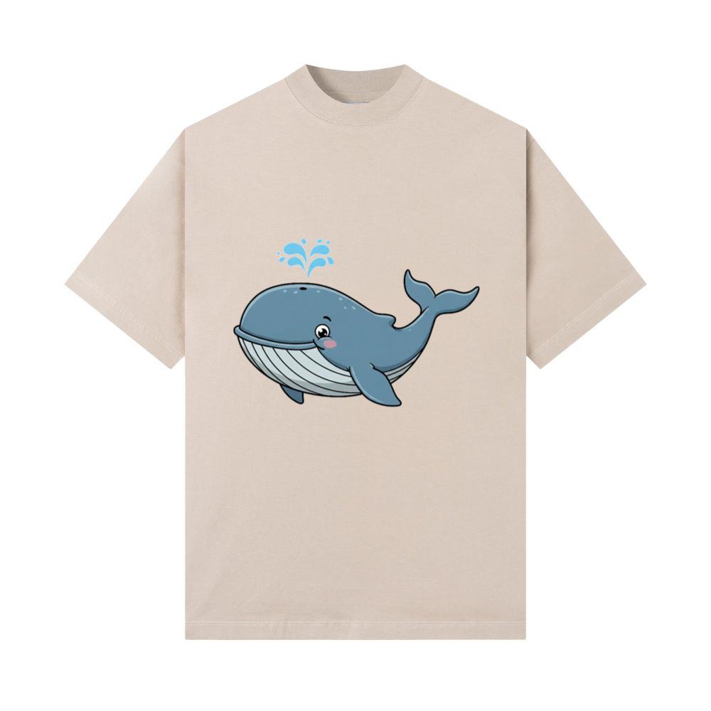 Animal cartoon humpback whale T-Shirts