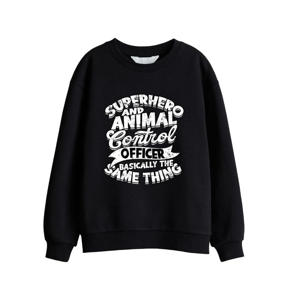 Animal Control Officer Girl Stray Animal Rescuer_2 Sweatshirts