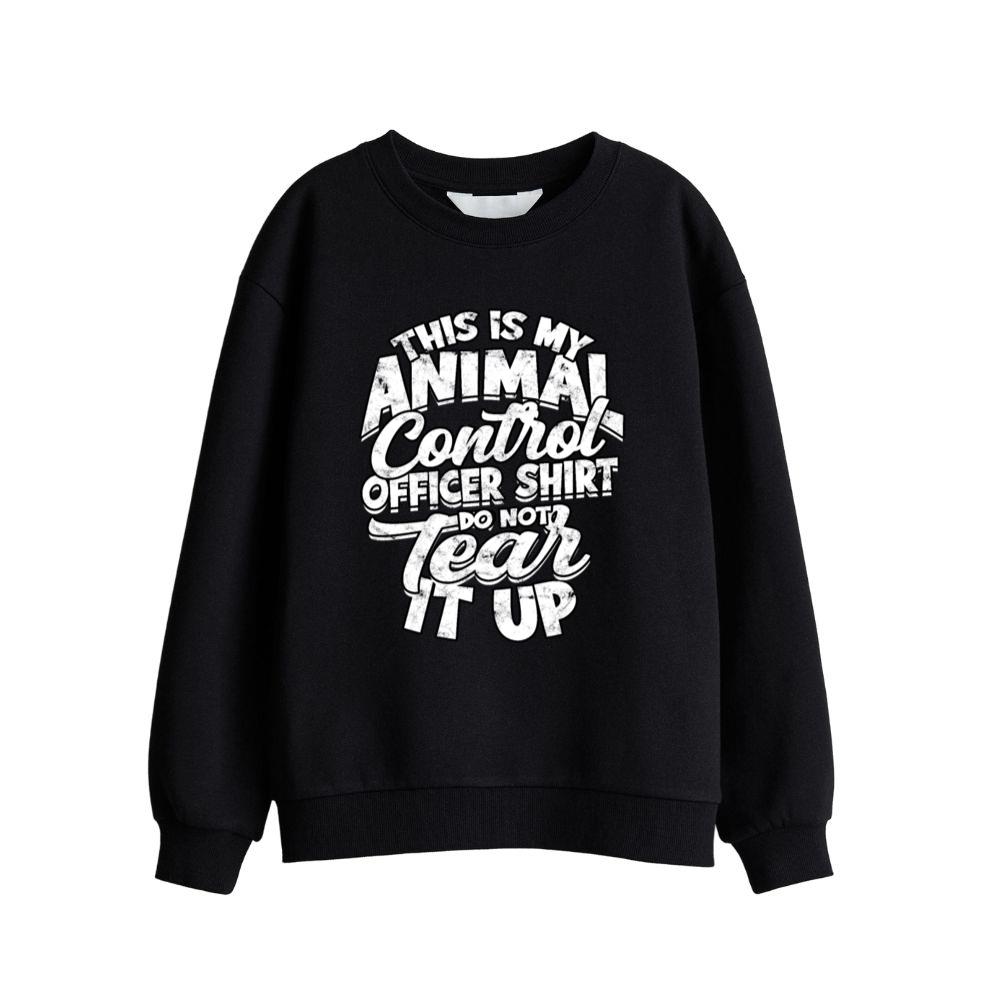 Animal Control Officer Girl Stray Animal Rescuer_3 Sweatshirts