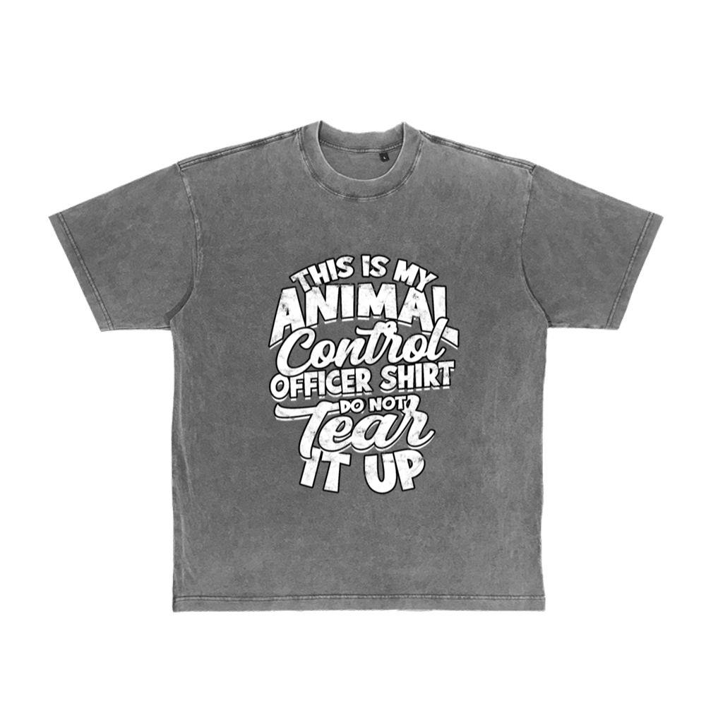 Animal Control Officer Girl Stray Animal Rescuer_3 T-Shirt