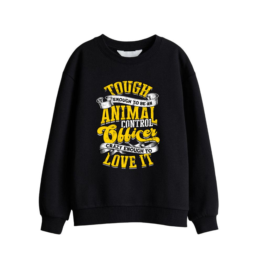 Animal Control Officer Girl Stray Animal Rescuer_4 Sweatshirts