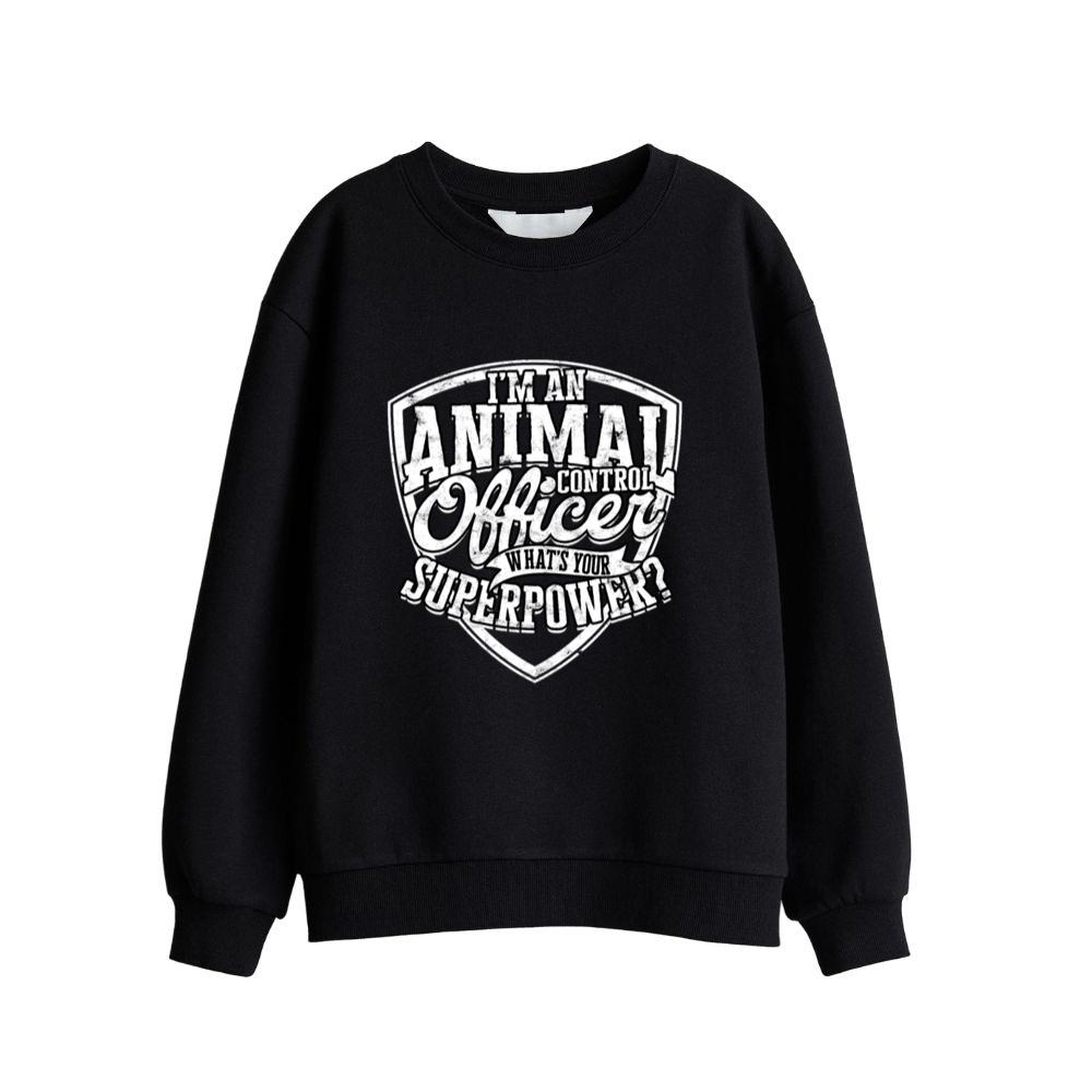Animal Control Officer Girl Stray Animal Rescuer_7 Sweatshirts