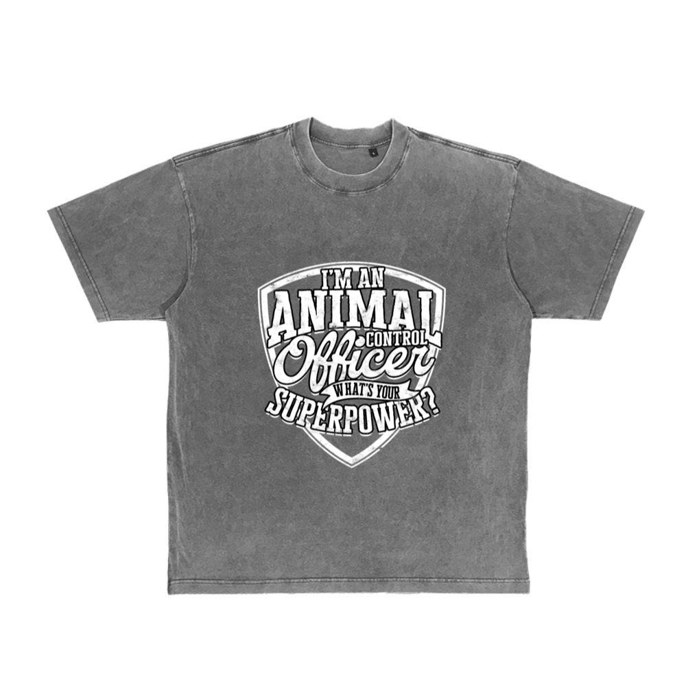 Animal Control Officer Girl Stray Animal Rescuer_7 T-Shirt