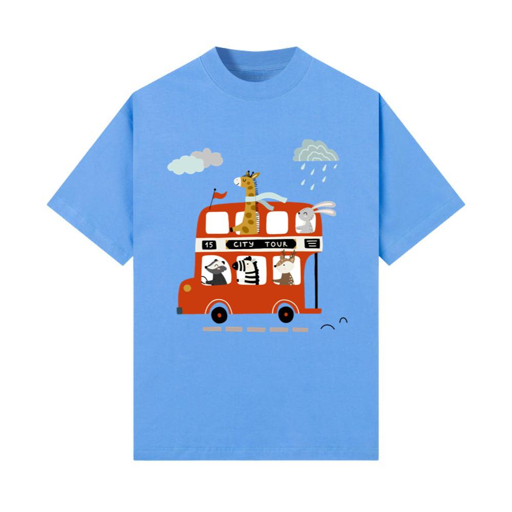 Animal Double Decker Bus T-Shirt