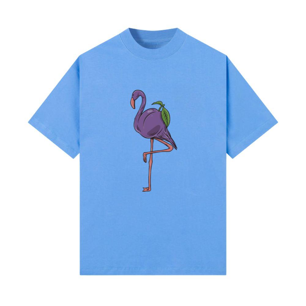 Animal Food Plum Fruit _Plumingo_ Flamingo T-Shirt