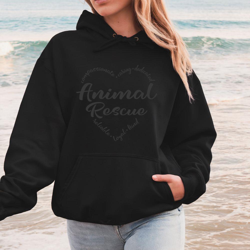 Animal Rescue Adopt Foster Love Pet Adoption Quote Hoodie