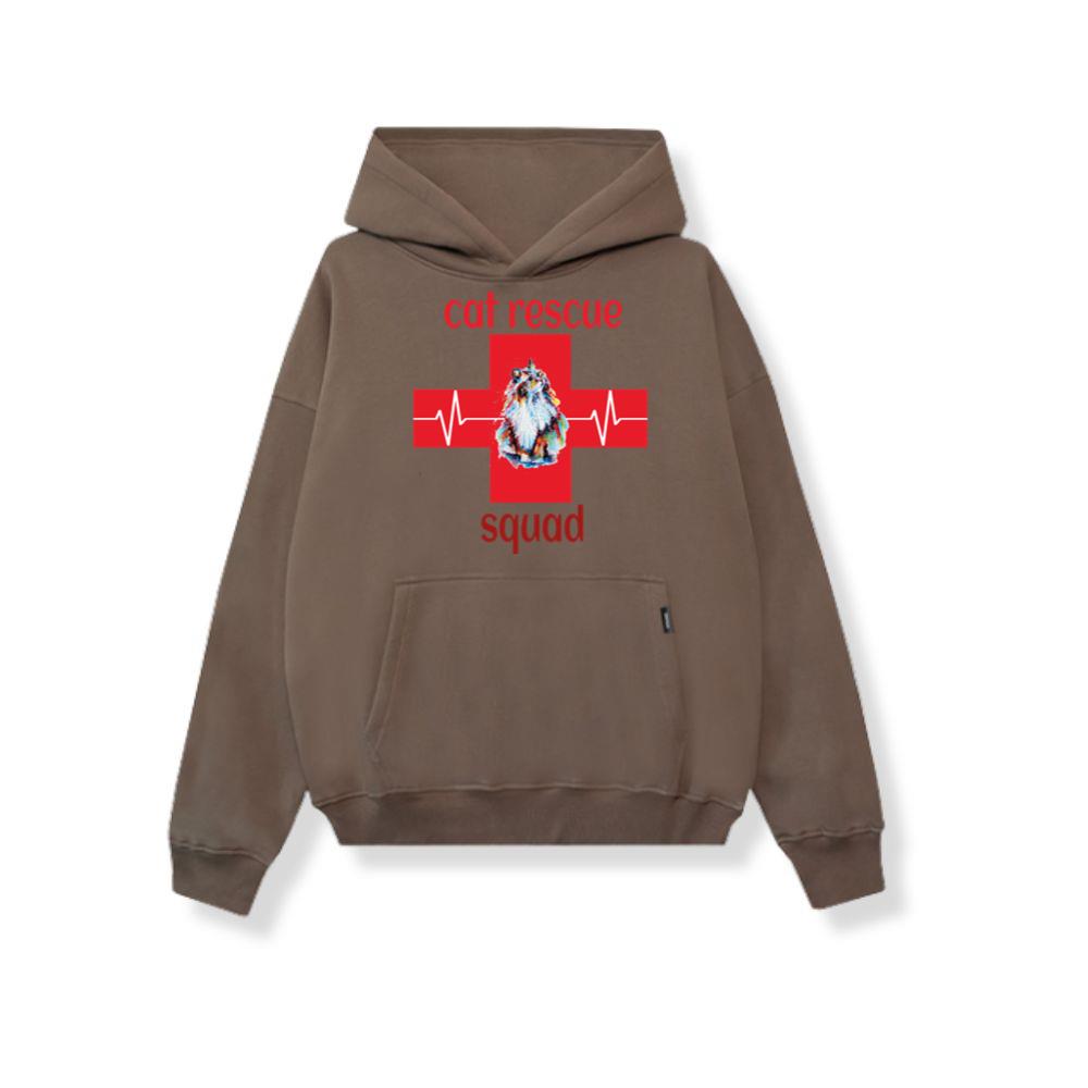 animal rescue cat rescue squad Hoodies