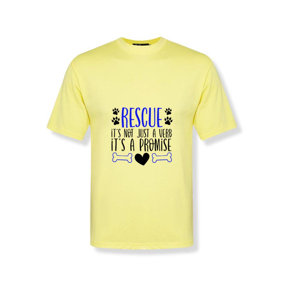 Animal Rescue Not Just a Verb It's a Promise T-Shirts
