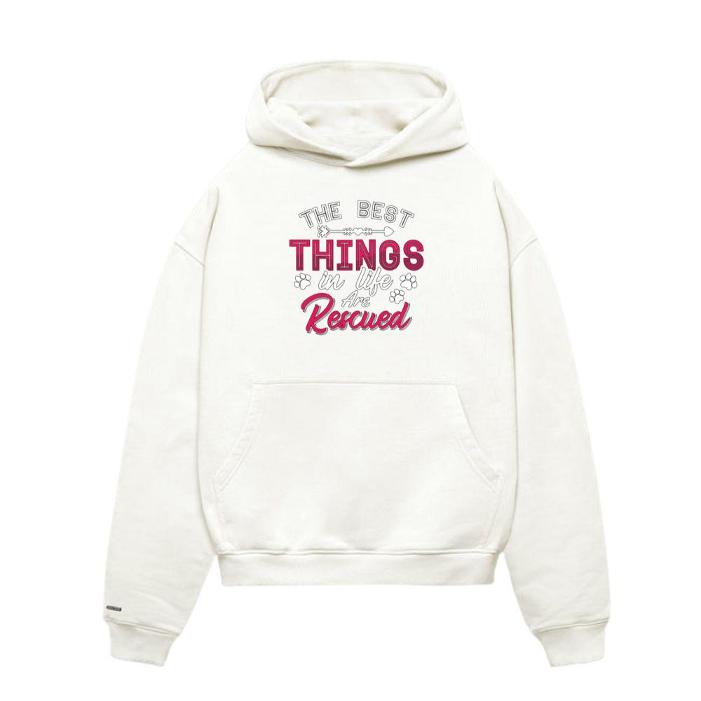 Animal Rescue The Best Things Adopt Animal Rescuer Hoodie