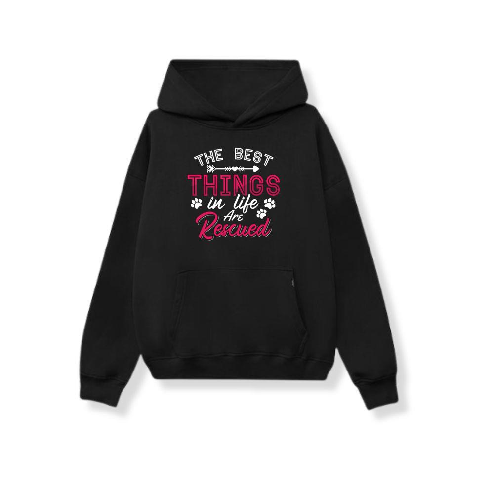 Animal Rescue The Best Things Adopt Animal Rescuer Hoodies