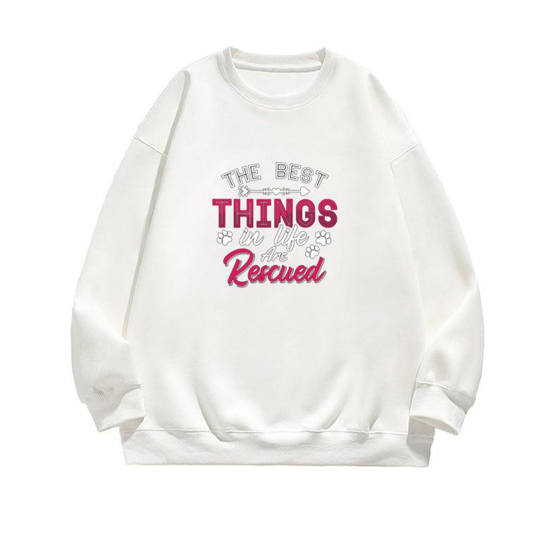 Animal Rescue The Best Things Adopt Animal Rescuer Sweatshirt