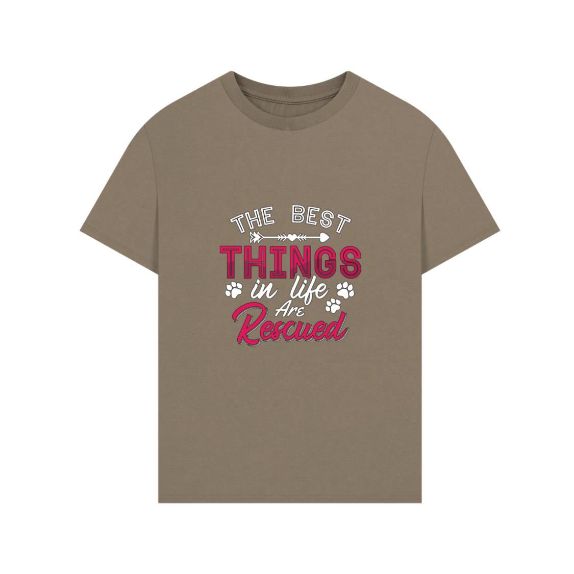 Animal Rescue The Best Things Adopt Animal Rescuer T-Shirt