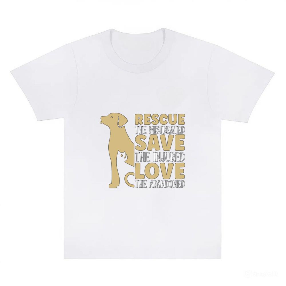 Animal Rescue The Mistreated Foster Animal Rescuer T-Shirt