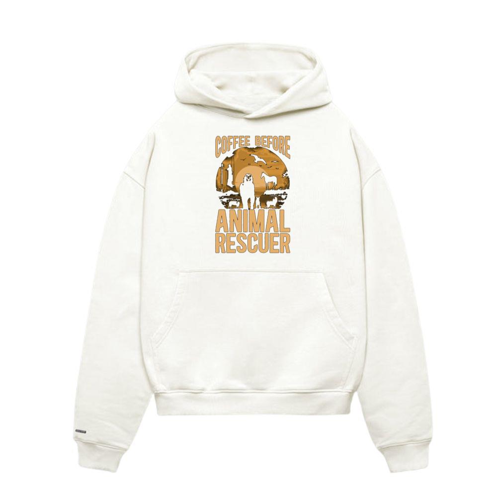 Animal Rescuer Coffee Animal Rescue Coffee Lover Hoodie