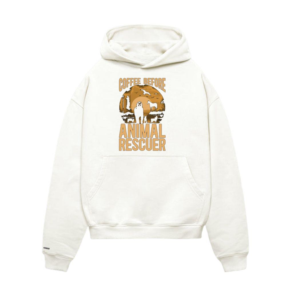Animal Rescuer Coffee Animal Rescue Coffee Lover Hoodie