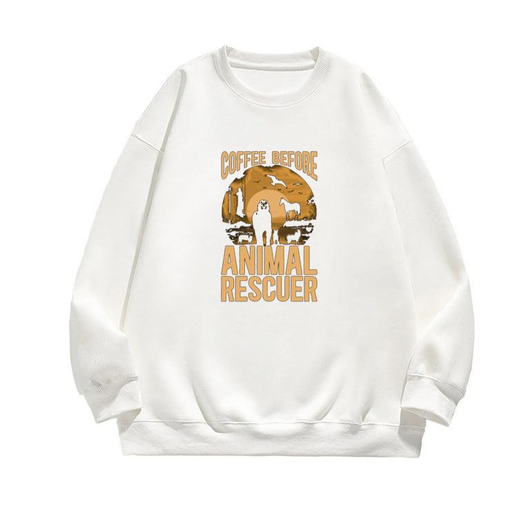 Animal Rescuer Coffee Animal Rescue Coffee Lover Sweatshirt