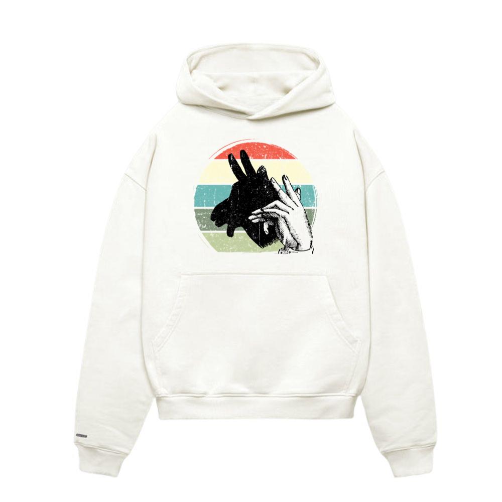 Animal Shadows donkey Hoodie