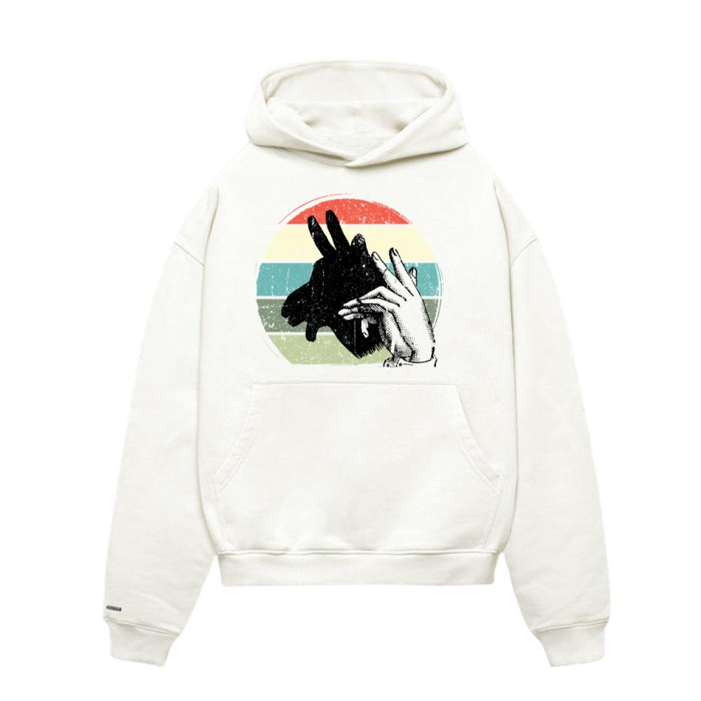 Animal Shadows donkey Hoodie
