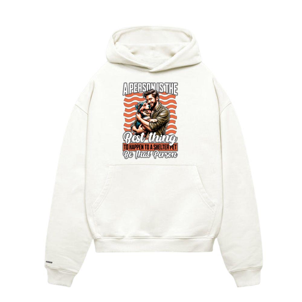 Animal Shelter A Person Is The Best Veterinarian Hoodie