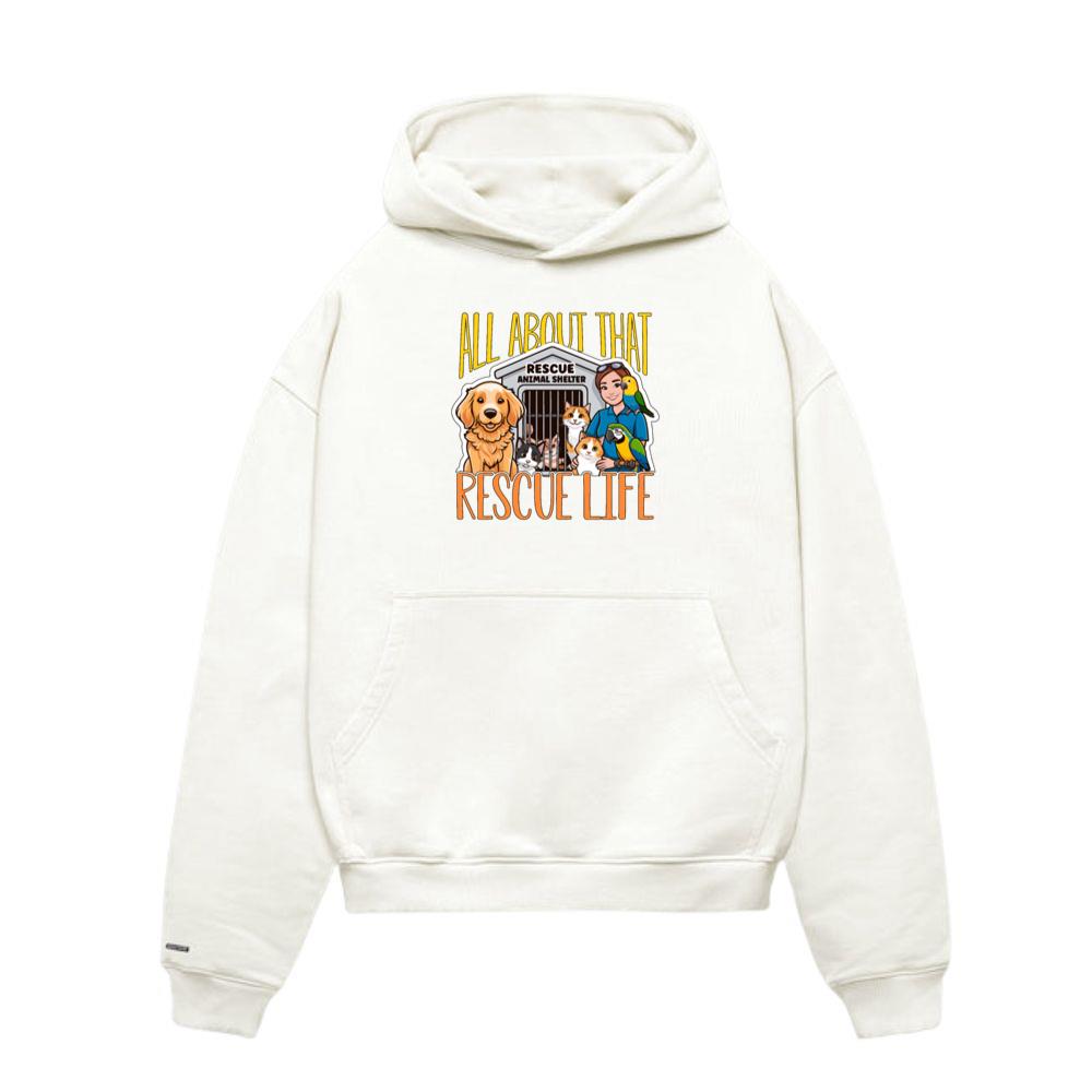 Animal Shelter All About That Rescue Veterinarian Hoodie