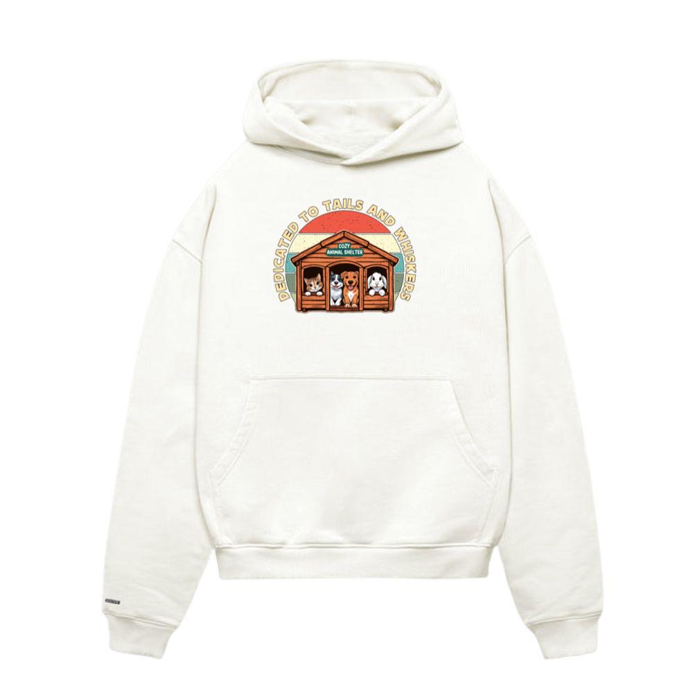 Animal Shelter Dedicated To Tails And Foster Home Hoodie