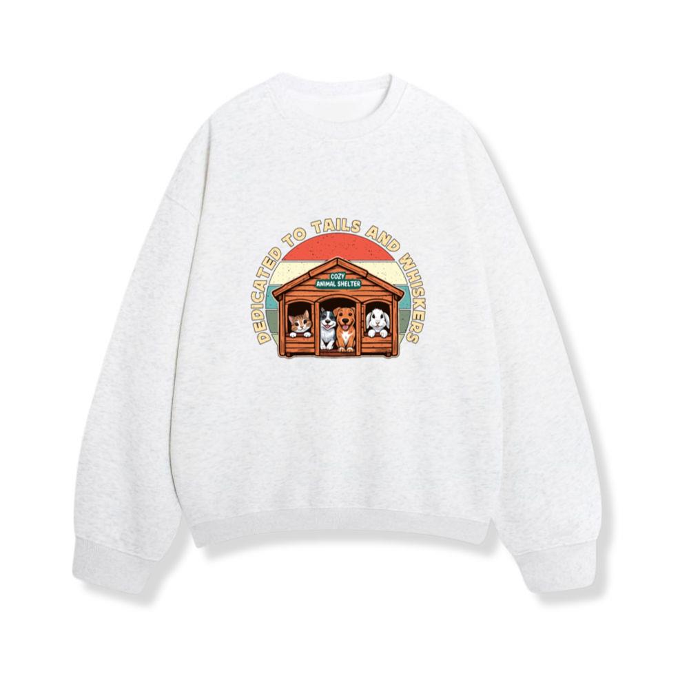 Animal Shelter Dedicated To Tails And Foster Home Sweatshirt