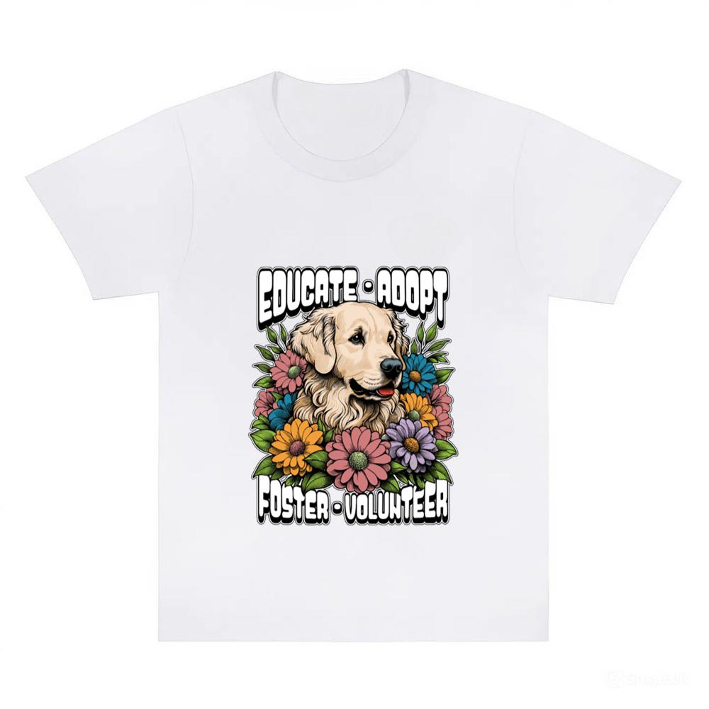 Animal Shelter Educate Adopt Foster Animal Lover T-Shirt