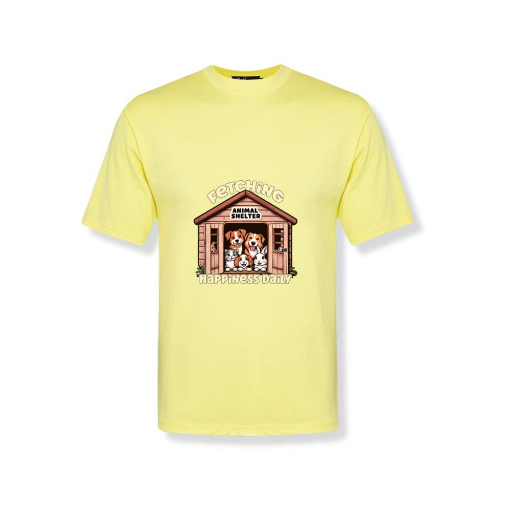 Animal Shelter Fetching Happiness Daily Dog Lover T-Shirts